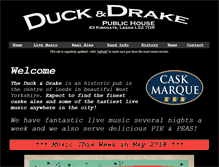 Tablet Screenshot of duckndrake.co.uk